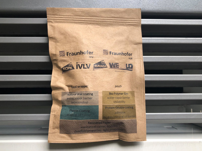 Bioaktive Papierbeschichtung ersetzt Kunststoffverpackungen bei Lebensmitteln